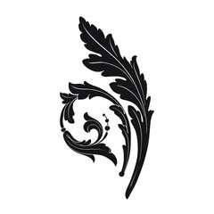 Classical baroque vector of vintage element for design. Decorative design element filigree calligraphy vector. You can use for wedding decoration of greeting card and laser cutting.