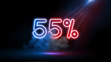 55% OFF, Studio room environment with smoke and spotlight.