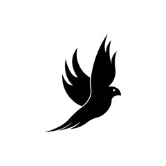 Dove Logo Template vector illustration,