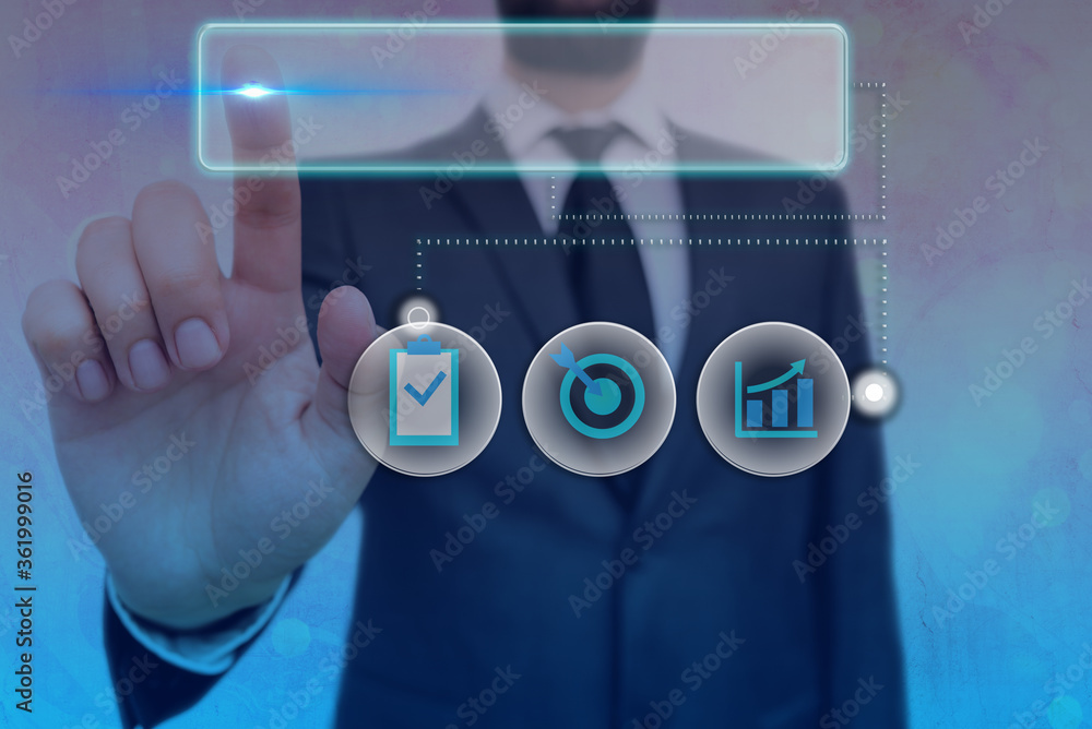 Poster information digital technology network connection infographic elements icon