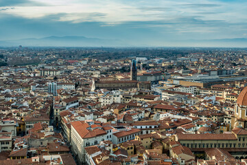 Obraz premium aerialview of florence