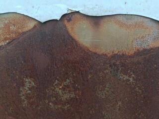 rusty metal surface