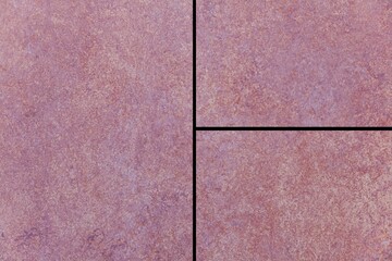 Fototapeta premium Red brown granite tile floor texture and seamless background
