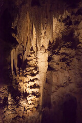 Fototapeta na wymiar Underground cave from Carlsbad Caverns