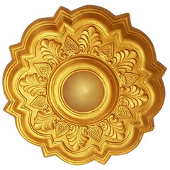 abstract golden decorative object