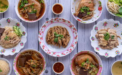 Thai Style Chicken Soups and  Hainanese Chicken Rice