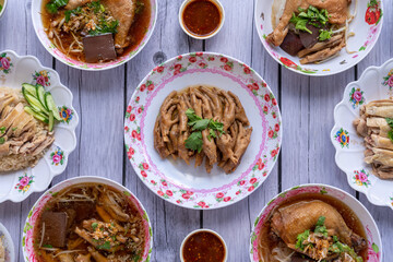 Thai Style Chicken Soups and  Hainanese Chicken Rice