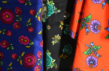 abstract colorful fabric texture background