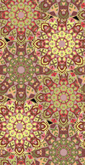 Mandalas abstract ornaments repeating - seamless pattern