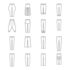 Trousers for woman set.