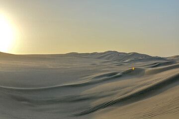 Fototapeta na wymiar The Huacachina desert in Peru