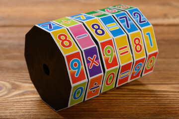 side view equations block for kids to learn mathematics