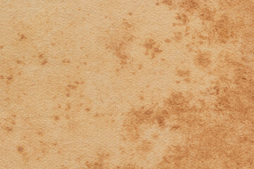 Brown paper background. Empty cardboard texture. Craft sheet