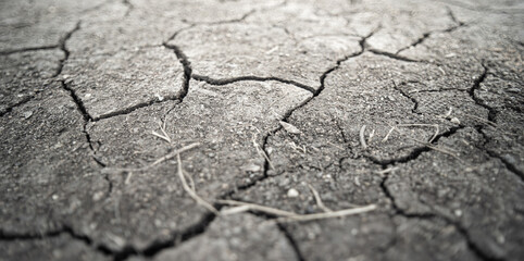 Cracked clay ground, Effects of global warming.