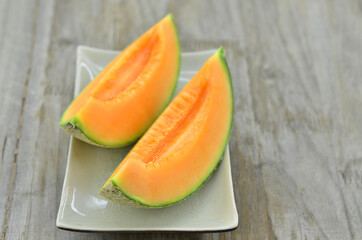 Melon net, delicious nutritious