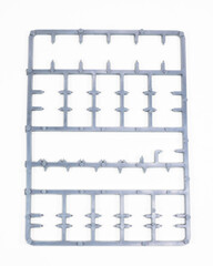 Plastic Model Kits on white background