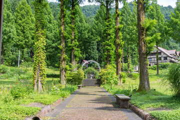 山麓の公園