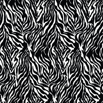 seamless pattern with zebra skin texture
