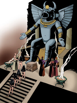 Greek mythology - Human sacrifices in honor of the god Baal Hammon