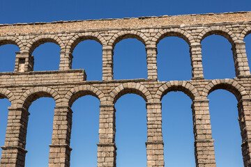 Segovia aqueduct ruins