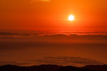 Fototapeta premium . Sunrise in the Ionian sea