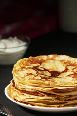 Russian cuisine national dish bliny