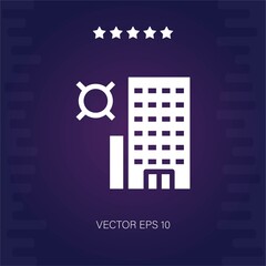 seek hotel vector icon