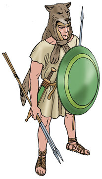 Ancient Rome - A Velites, were a class of infantry in the Roman army of the mid-Republic from 211 to 107 BC