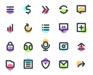 simple icon set bundle collection