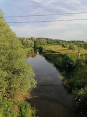 Fototapeta premium river in the countryside