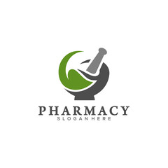 Creative Pharmacy Concept Logo Design Template, Medical Pharmacy Logo Vector, Icon Symbol