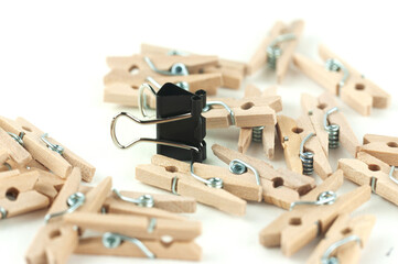 paper clips on a white background