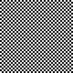 Seamless pattern of black and white squares. Monochrome background. Vector illustration