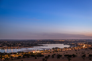 Sunset Brasilia Brasil Cerrado Planalto Central