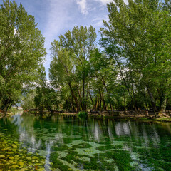 Parco del Grassano, San Salvatore Telesino, Benevento, Italy 

This park is surrounded by big trees and a natural water source rich of sulfur which is good for the skin.  This place is idea for kayak 