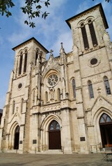 Fototapeta na wymiar San Fernando Cathedral in San Antonio