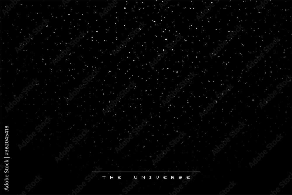 Wall mural design of universe bakcground