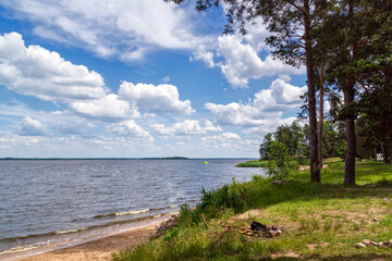 Letnie wakacje nad Zalewem Siemianówka na Podlasiu, Polska