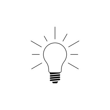 Outline light bulb Icon