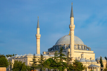 Fototapeta na wymiar Yavuz Selim Mosque at Sunset in Istanbul