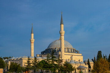 Fototapeta na wymiar Yavuz Selim Mosque at Sunset in Istanbul