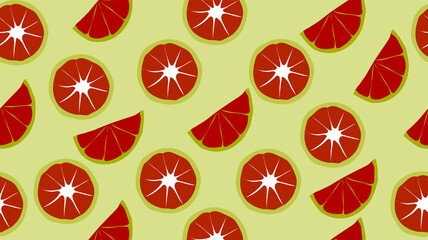 seamless citrus pattern, vector citrus,  textile pattern