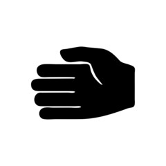 vector illustration icon of Finger Glyph