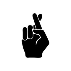 vector illustration icon of Finger Glyph