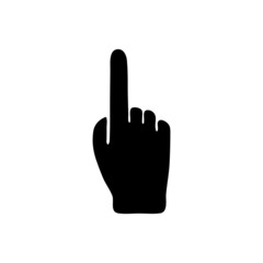 vector illustration icon of Finger Glyph
