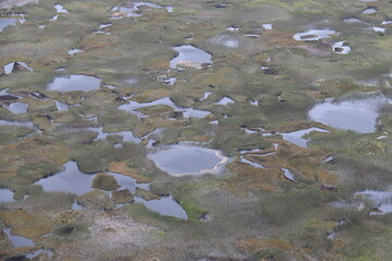 Lac du volcan Rano Kau à l'île de Pâques