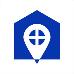 Creative vector illustration of a house. good for housing companies, real estate, construction etc.