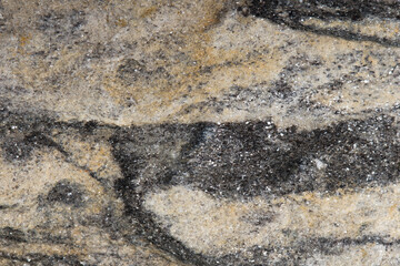 Extreme macro close up of surface Rock pattern. Stone texture and background. Rock Abstract Background
