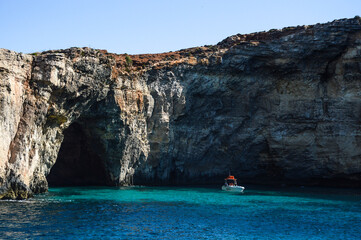 Malta skały łódka wycieczka