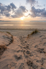 sand dunes at gwithian near hayle cornwall uk 